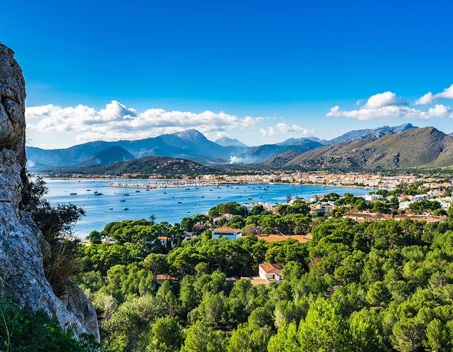 Hiking trail in North Mallorca near Pollensa