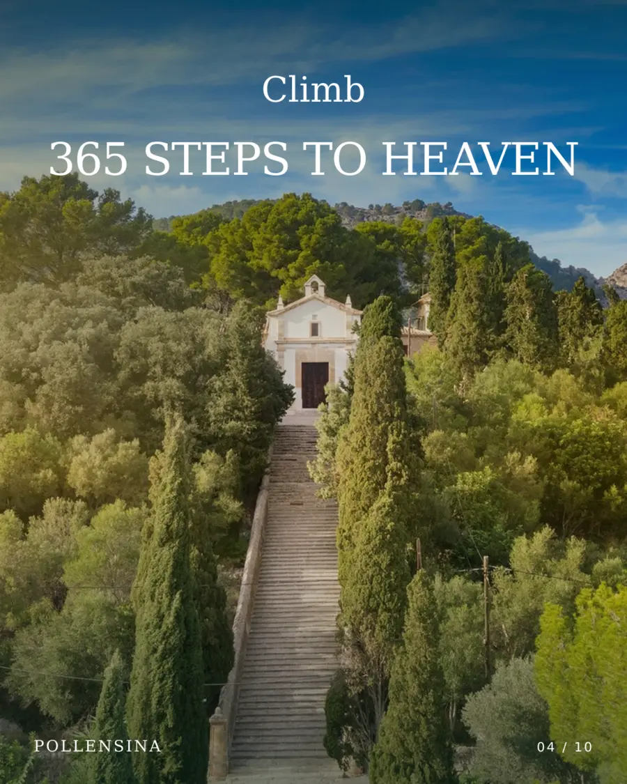 The 365 steps of El Calvari in Pollença