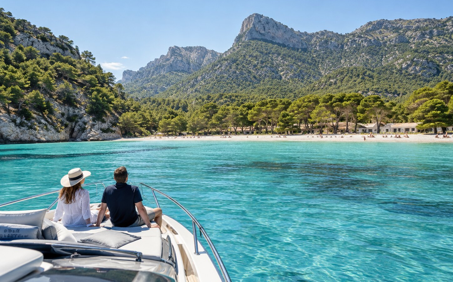 A day on a boat in the Bay of Pollensa