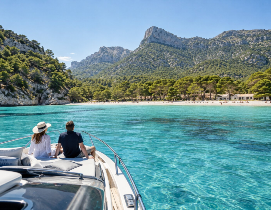 Private boat charter in the Bay of Pollensa