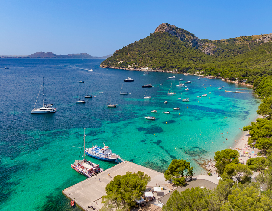 Formentor and the bay of Pollença